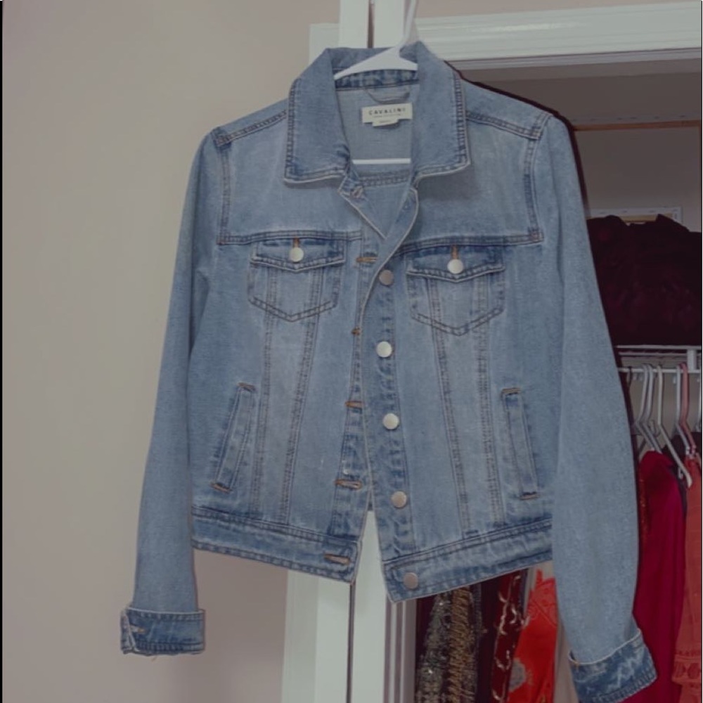Soft Wash Blue Denim Half length Jacket